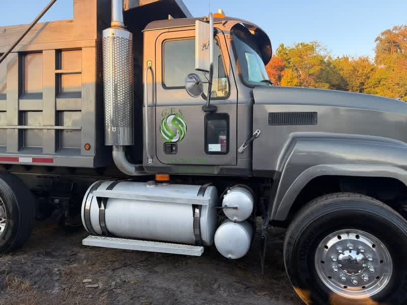 GES dump truck — always ready to roll